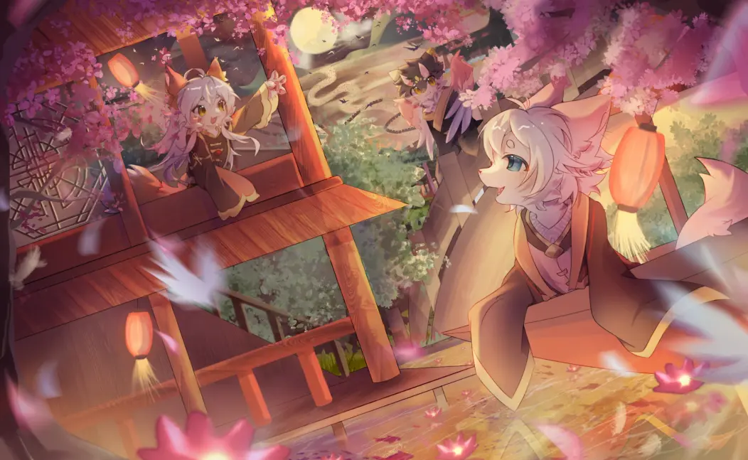 凭栏听风 云兽聚