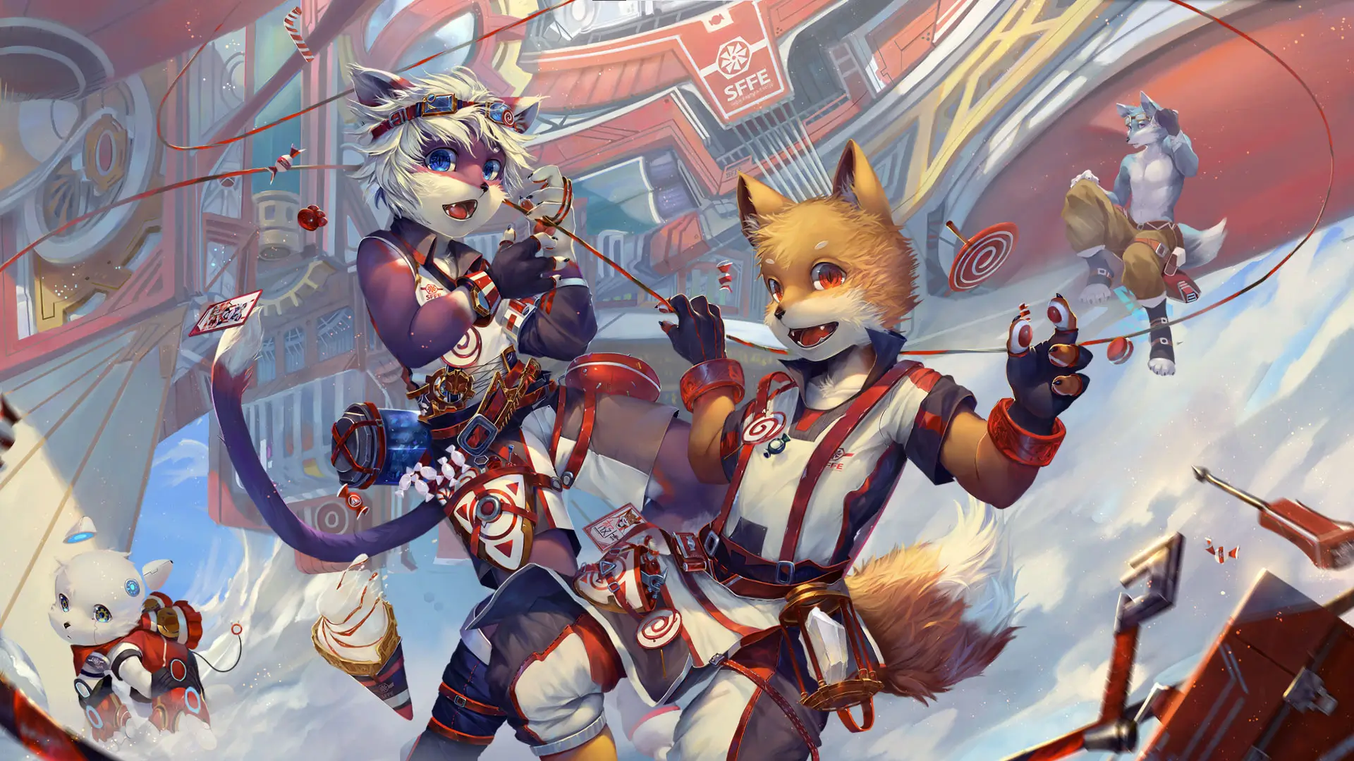 糖果引燃 展会封面-Furry百科