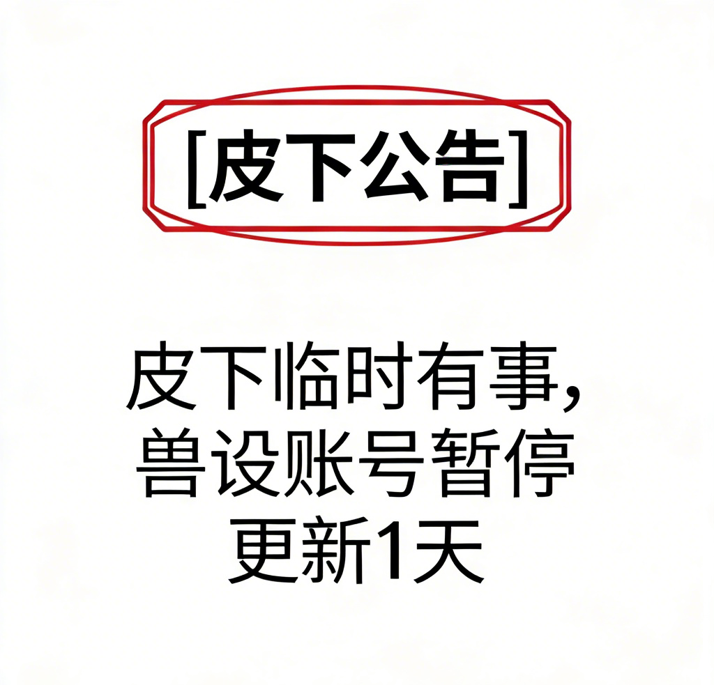 社交平台「皮下公告」使用示例