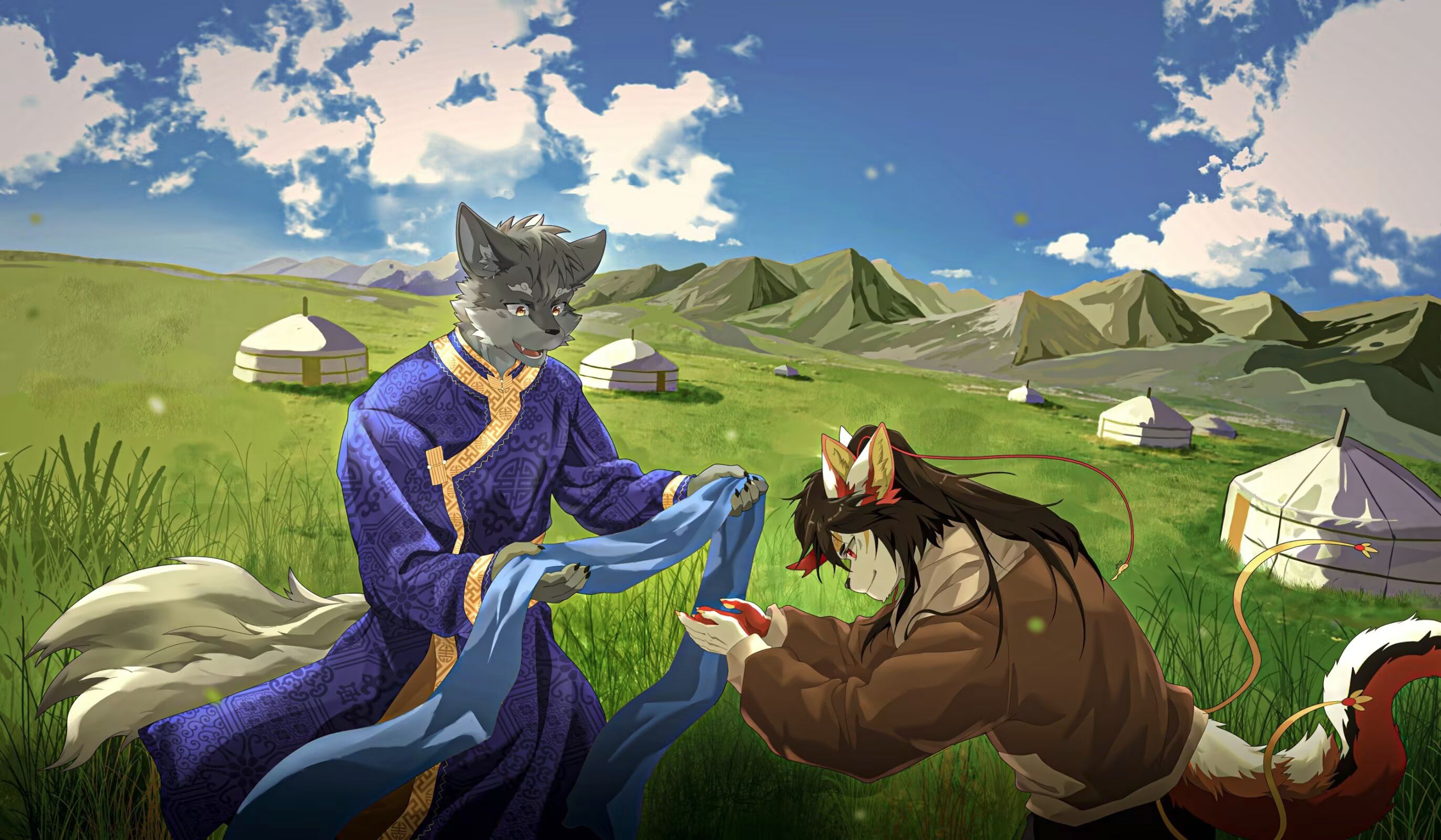 万兽吟风·敕勒秋歌 展会封面-Furry百科